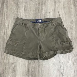 The North Face Army Green Shorts Size 4